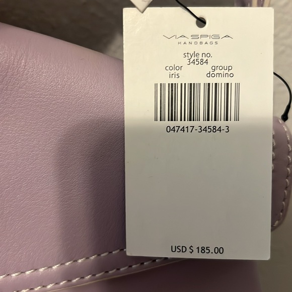 Cute Via Spiga handbag.  Very cute bag for Spring! New with tags.  All leather. - Picture 8 of 9